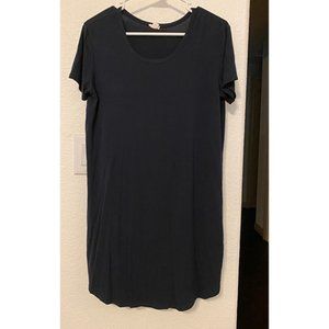 Navy Blue Garage Skater Dress